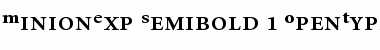 Minion Expert Semibold
