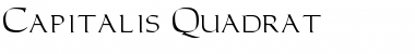 Capitalis Quadrat Normal Font