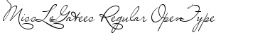 MissLeGatees Regular Font