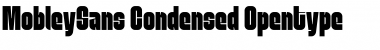 MobleySans Condensed Font