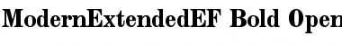 Download ModernExtendedEF Font