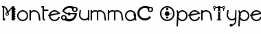 MonteSummaC Regular Font