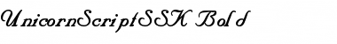 UnicornScriptSSK Font