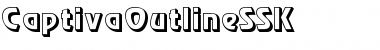 CaptivaOutlineSSK Font