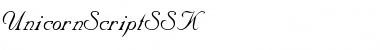 UnicornScriptSSK Regular Font