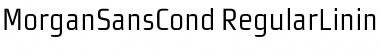 MorganSansCond RegularLining Font