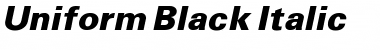 Uniform Black Font