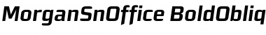 MorganSnOffice Bold Oblique Font