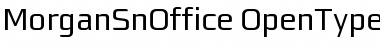 MorganSnOffice Regular Font