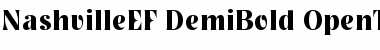 NashvilleEF DemiBold Font