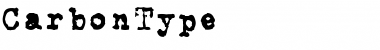 CarbonType Regular Font
