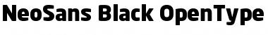 NeoSans Black Font