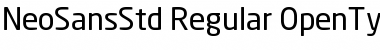 Neo Sans Std Regular Font