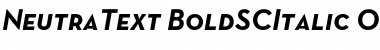 Neutra Text SC Bold Italic