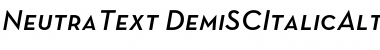 Neutra Text Light SC Alt Demi Italic