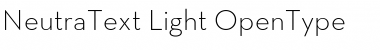 Neutra Text Light Regular