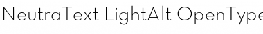 Neutra Text Light Alt Regular