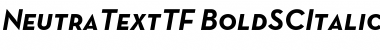 Neutra Text TF SC Alt Bold Italic