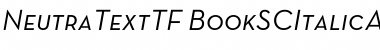 Neutra Text TF SC Alt Italic Font