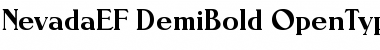 NevadaEF DemiBold Font