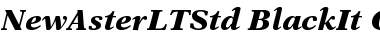 New Aster LT Std Black Italic