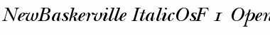 ITC New Baskerville Italic Old Style Figures Font