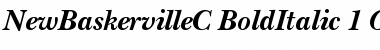 NewBaskervilleC Bold Italic Font