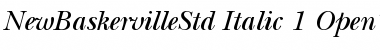 ITC New Baskerville Std Italic Font