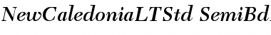 New Caledonia LT Std Semibold Italic Font