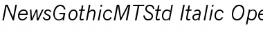 Download News Gothic MT Std Font