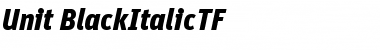 Download Unit-BlackItalicTF Font