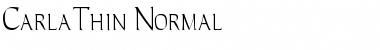 CarlaThin Normal Font