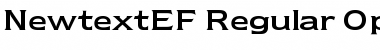 NewtextEF Regular Font