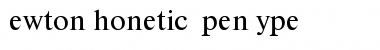 NewtonPhonetic Regular Font