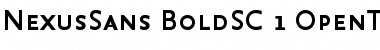 Download NexusSans-BoldSC Font