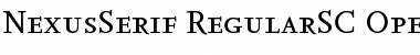 Download NexusSerif-RegularSC Font