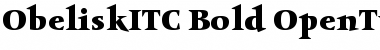Obelisk ITC Bold Font