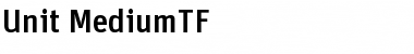 Download Unit-MediumTF Font