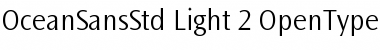 Ocean Sans Std Light Font