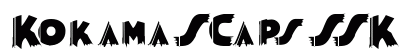 KokamaSCapsSSK Regular Font Preview