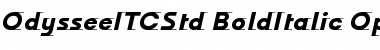 Odyssee ITC Std Bold Italic Font