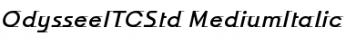 Odyssee ITC Std Medium Italic Font