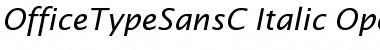 OfficeTypeSansC Italic