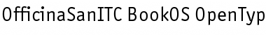 Officina Sans ITC Book OS Font