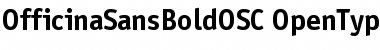 OfficinaSansBoldOSC Regular Font