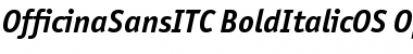 OfficinaSansITC Bold Italic OS Font
