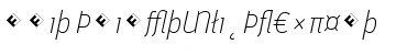Unit-ThinItalicTFExpert Regular Font