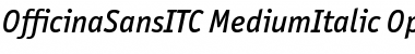 OfficinaSansITC Medium Italic