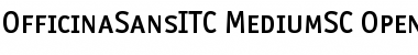 OfficinaSansITC Medium SC Font
