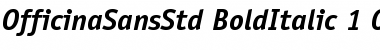 ITC Officina Sans Std Font